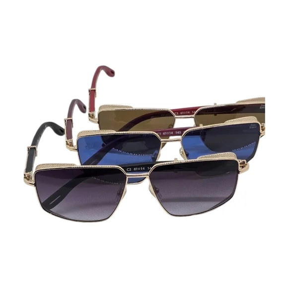 3 PORTA ROMANA LOT 1 Gold Frame Sunglasses Set - Picture 2 of 7